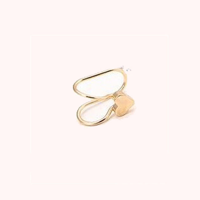 Fashion 1Pc Silvery/Golden Ear Cuff Earrings Women Charming Hot Non Piercing Cartilage Ear Clip