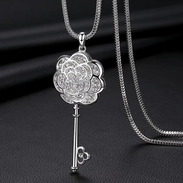 Long Necklaces & Pendants for Women Collier Femme Geometric Statement Colar Maxi Fashion Crystal Jewelry Bijoux 2018