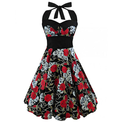 Summer Women Dress Halter Plus Size Party Sexy Casual Dress