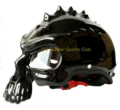 Skull Motorcycle Helmet Half Face Helmets