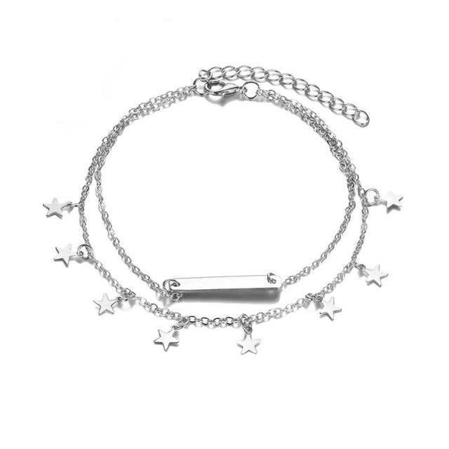 Hot Jewelry Anklets for Women Foot Accessories Summer Beach Barefoot Sandals Bracelet ankle on the leg Female Ankle Strap