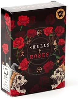 Skulls and Roses Playing Cards
