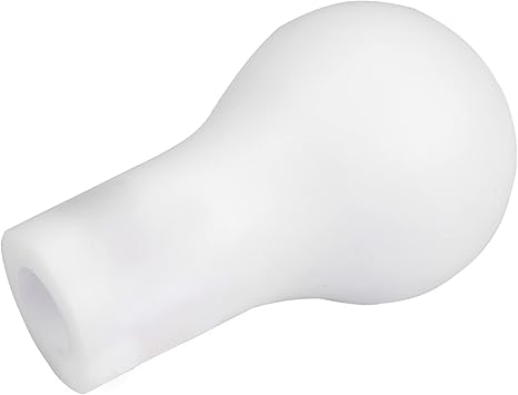 Shift Knob White Manual Knobs,Shift Knob,White Gear Knob,Gear Shift Head Gear Shift Accessories 5 Speed Auto Manual Gear Shift Knob Shifter For Lancer V3 Evo(White)