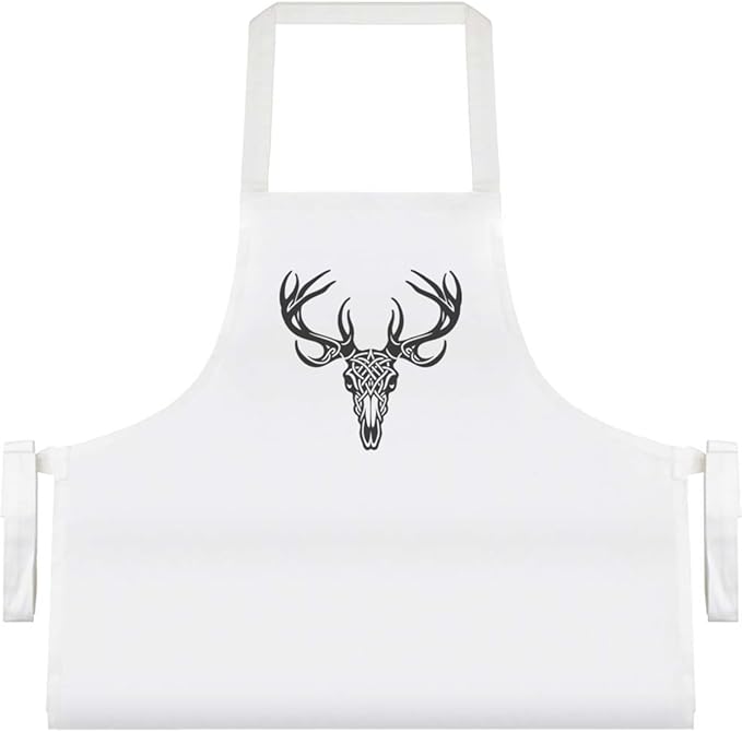 Azeeda 'Celtic Stag Skull' Unisex Cooking Apron (AP00088692)