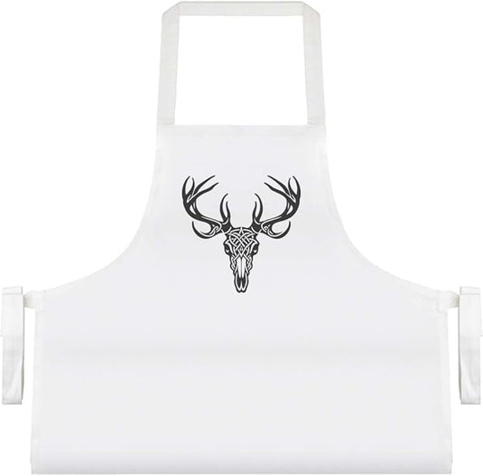 Azeeda 'Celtic Stag Skull' Unisex Cooking Apron (AP00088692)