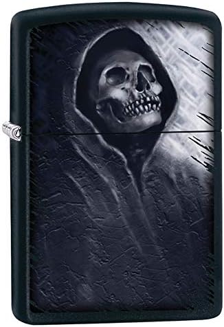 Zippo Lighter: Grim Reaper - Black Matte 79734