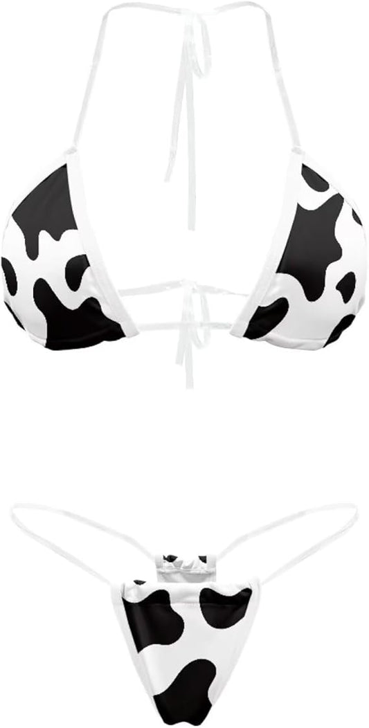 Transparent Bathing Suit for Women 2 Piece Bikini Breathable to Wear