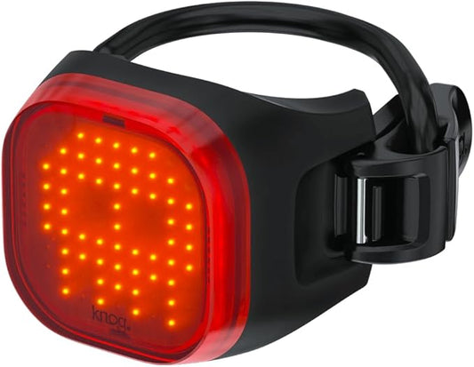 Knog Blinder Mini Rear Bike Light - Compact USB Rechargeable Bike Tail Light, 30 Lumen COB LED, 8 Flash Modes, Ultralight 17g, IP67 Waterproof, 300m Visibility, 30-Hour Runtime