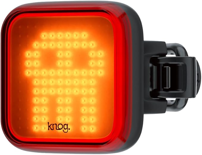 Knog Blinder Rear Bike Tail Light - 100 Lumen USB Rechargeable, Waterproof, 8 Modes, Fits 22-32mm, 450m Visibility