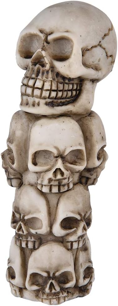 Keenso Skull Head Manual Gear Shift Knob, Universal Car Shifter Stick Lever, Black