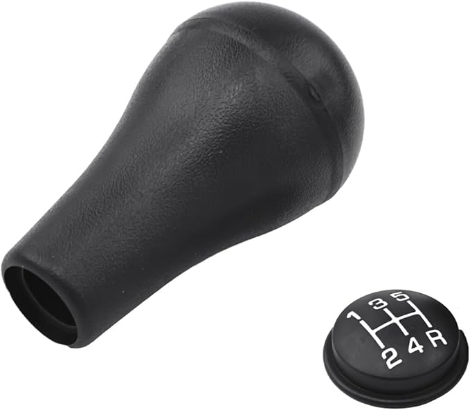 52104174 5-Speed Manual Gear Shift Knob w/Cover Compatible with Dodge Ram 1500 2500 3500, Dakota, Jeep Wrangler, Cherokee, 4446921 Replacement
