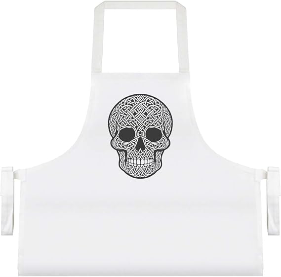 Azeeda 'Celtic Skull' Unisex Cooking Apron (AP00088690)