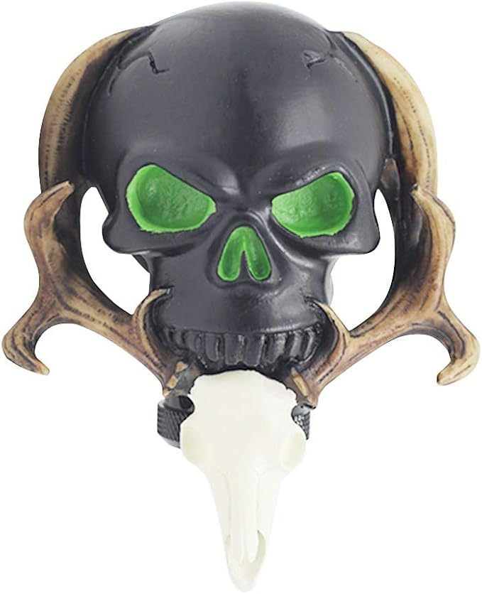 Sakali Specail Skull with Beard Car Gear Stick Shift Shifter Knob Universal fit for Most Manual Transmission or Automatic Transmission Without Lock Button(Black)