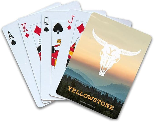 PARAMOUNT NETWORK Yellowstone Cow Skull Playing Card Deck - Officially Licensed