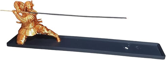 Samurai Incense Holder with Base (Silk Copper)