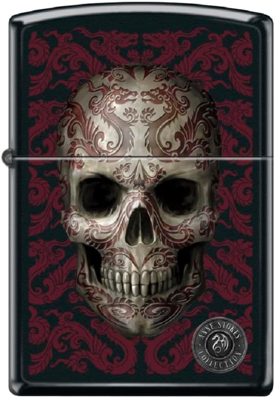 Zippo Lighter - Personalized Customize Message Engrave on Backside for Dragon Windproof Lighter Skull Dragons #Z5327