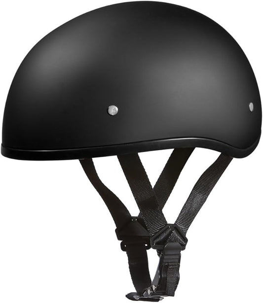 Motorcycle Helmet Half Skull Cap - Lightweight & Stylish DOT Approved Helmets for Adults - Perfect for Men and Women Riders - Comfortable & Secure Fit- Stylish Protection for Everyday Riding