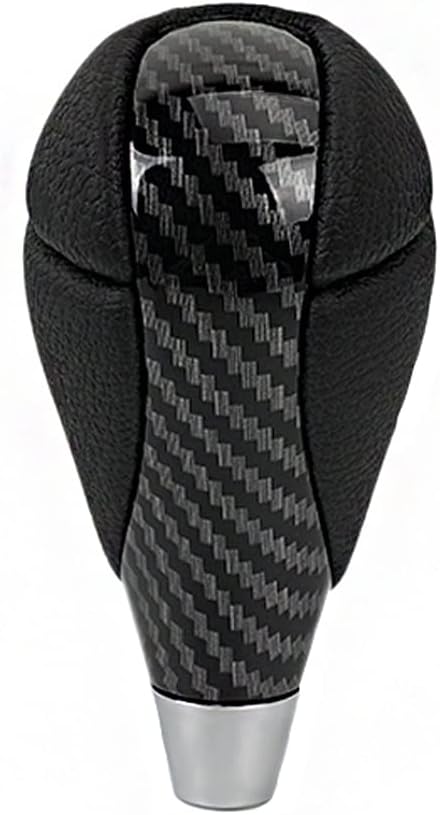 muge racing Gear Shift Knob Carbon Fiber Leather for Most Lexus ES300 GS430 IS250 LX470 RX450h Toyota Crown Corolla Camry Rav4 Prado 4Runner Highlander