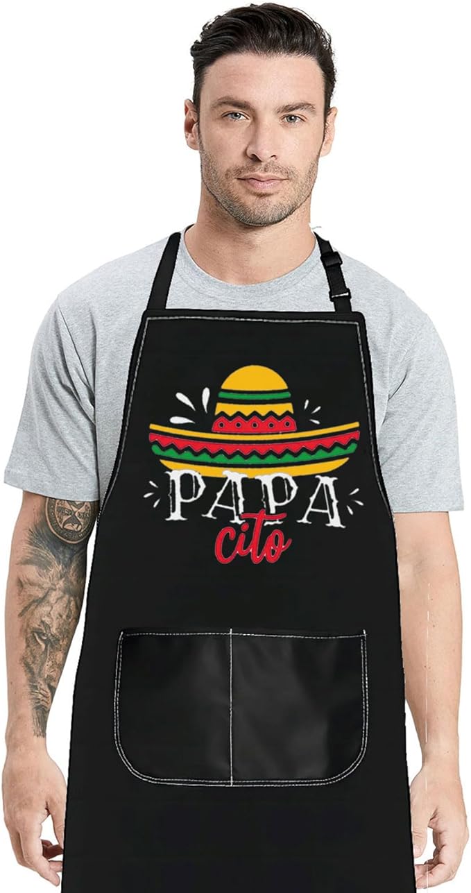 JNIAP Mamacita Papacito Apron Mamacita Papacito Gifts Cinco De Mayo Apron Mexican Fiesta Apron Mexico Mama Apron