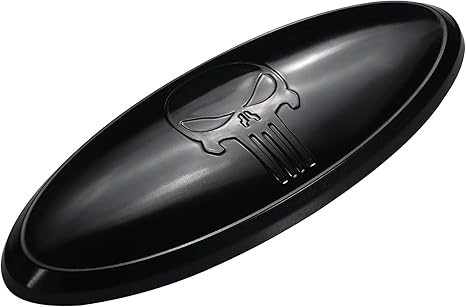 Illuminated Punisher Skull LED Light 7 Inch Front Grill Tailgate Black Emblem for 04-10 Explorer 03-06 Expedition 07-14 Edge 07-12 Fusion 08-15 Escape 99-04 F150 F250 F350
