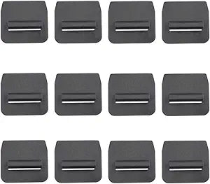 Jaronx Compatible with Tesla Sunshade Clips Sunroof Sunshade Roof Shade Insert Clips for Tesla Model 3/Y (2017-2025), Molde S/X (2012-2025)-12PCS