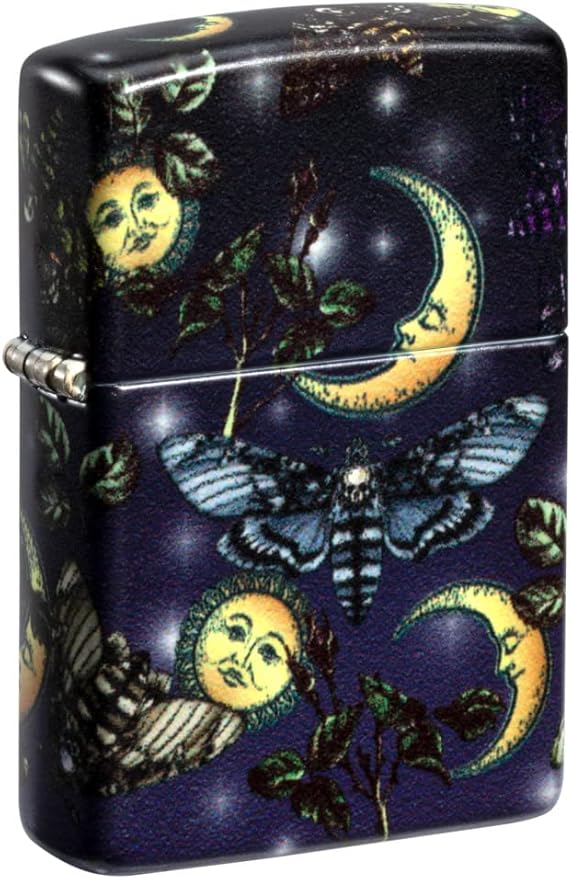 Zippo Butterfly Skull Design 540 Color Pocket Lighter
