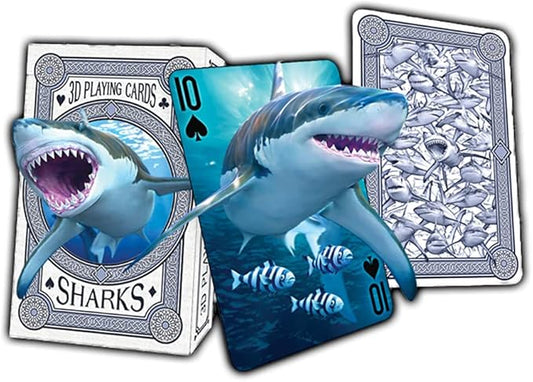 Artgame 3D Lenticular Shark Playing Card Deck