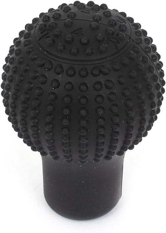 uxcell Car Round Bump Black Silicone Nonslip Lever Gear Shift Knob Cover