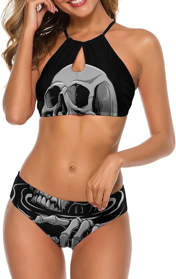 Women's Girls Ladies Bikini Sets Beach Padded Swimsuits with Knotted Back