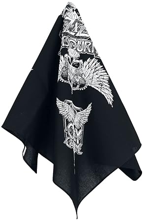 Ozzy Osbourne Skull & Wings Bandana Black
