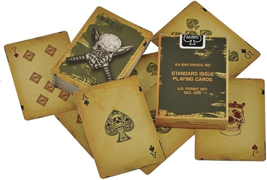 Ka-Bar Knives Playing Cards, Skull