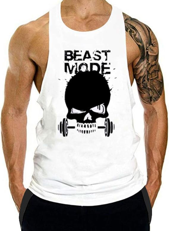 Men's Gym Bodybuilding Stringer Tank Top Workout Muscle Cut Shirt Fitness Sleeveless Vest