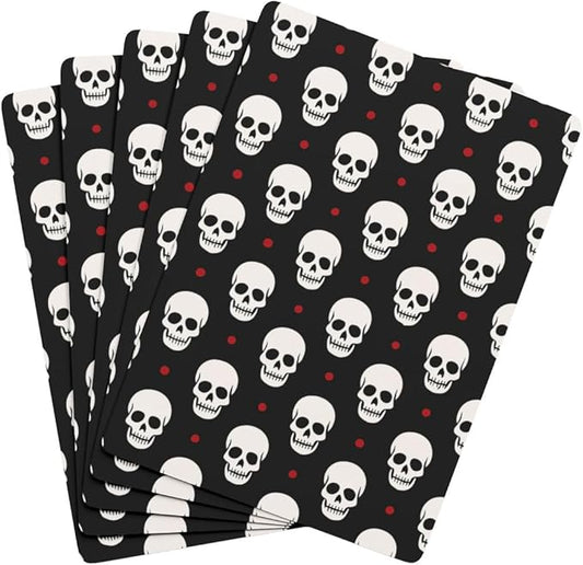 Gothic Skull Poker Playing Cards - Unique Deck for Halloween, Game Night, Gift for Collectors, Horror Fans & Card Players