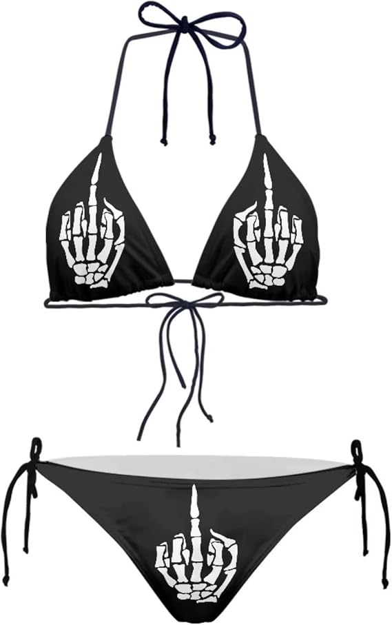 Women's Bikini Sets Push Up Triangle Bikini Swimsuit Low Waist Bottom Tankini 2pcs Athletic Tank Top