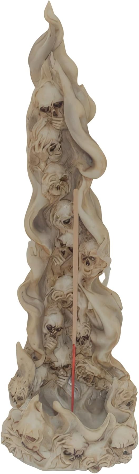 ICE ARMOR 12.75" L Skull Pile Incense Burner Statue Sculpture Ornament Decoration Home/Room Decor Ideas for Housewarming, Holidays and Birthdays Great Collectible Addition