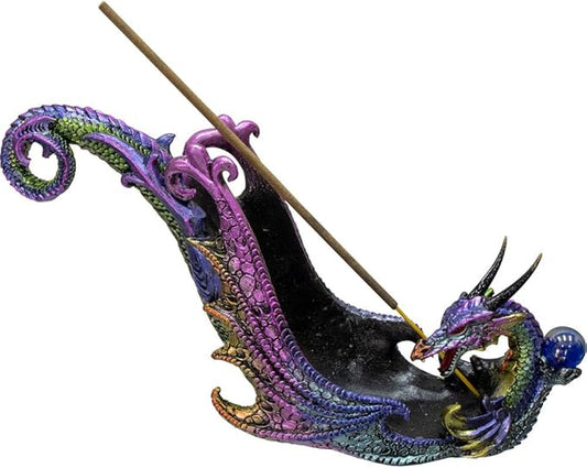Dragon with Sphere Incense Holder