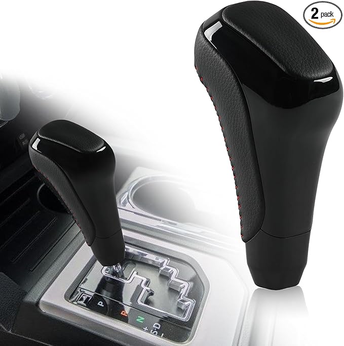 JDMON Automatic Gear Shift Knob Head Lever Compatible with Toyota 4Runner 2012-2023 Toyota Tundra TRD PRO 2014-2021 Shifter Knob Handle Lever Replace PTR5734140 PTR57-34141 (Black)