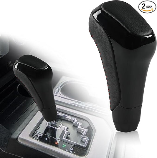 JDMON Automatic Gear Shift Knob Head Lever Compatible with Toyota 4Runner 2012-2023 Toyota Tundra TRD PRO 2014-2021 Shifter Knob Handle Lever Replace PTR5734140 PTR57-34141 (Black)