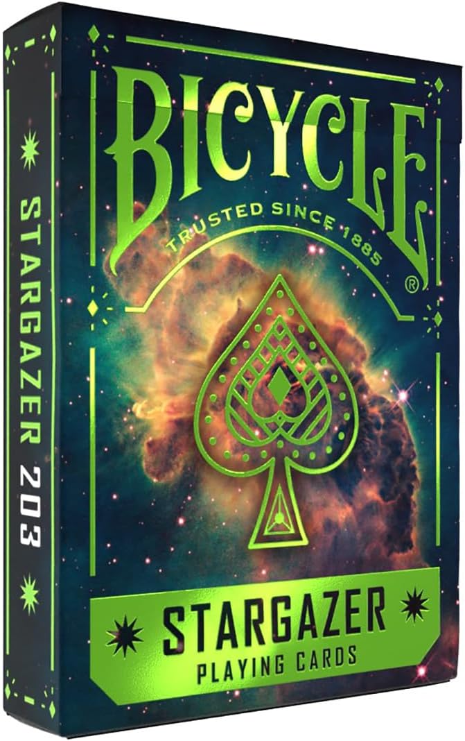 Bicycle Stargazer 203 Playing Cards, Jet in Carina Nebula Themed Deck, Poker Size
