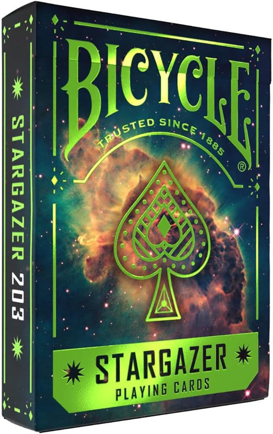 Bicycle Stargazer 203 Playing Cards, Jet in Carina Nebula Themed Deck, Poker Size