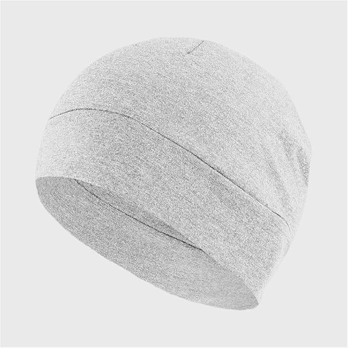 Breathable Cotton Skull Caps for Men & Women - Lightweight Beanie Sleep Hat, Helmet Liner for Sports, Outdoor, Cold Weather