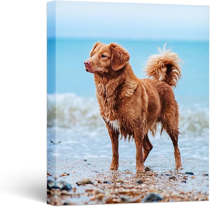 WEGA Custom Canvas Prints with Your Photos(8'' W X 10'' H Framed) Personalized Canvas Wall Art for Bedroom,Living Room,HomeOffice,Chrismas Photo Gifts for Mom,Women,Family