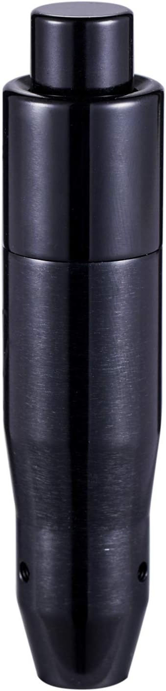 Automatic Shift Knob with Push Button Shifter Gear Stick Shifting Lever Aluminum Alloy Transmissions Fit Most Cars Truck SUV Vehicles (Black)