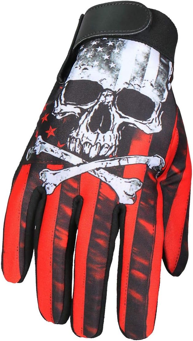 GVM3003 Flag Skull Mechanics Glove