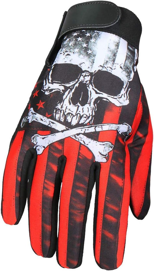 GVM3003 Flag Skull Mechanics Glove
