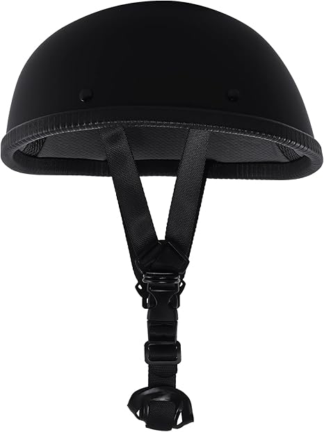 Beanie Motorcycle Helmet DOT Approved Half Helmet Skull Cap for Adult Half Face Helmet for Cruiser Scooter Chopper Moped Scooter Motorbike, XL