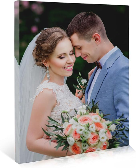 CanvasChamp Custom Canvas Prints with your Photos - Personalized Framed Wall Art for Home & Office Decor (24" W x 36" H, 0.75" D)