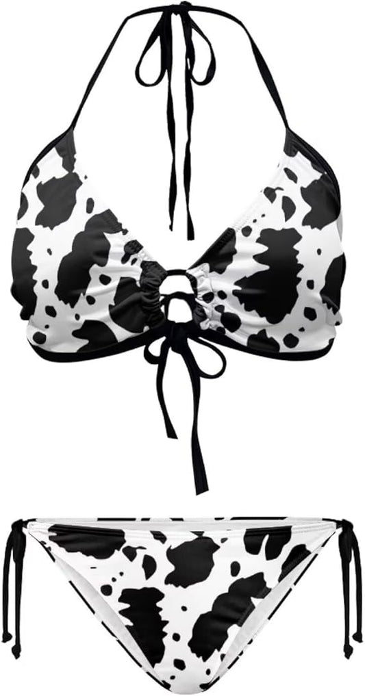 Women's String Bikini Push Up Thong Bathing Suits 2 Piece Swimsuits