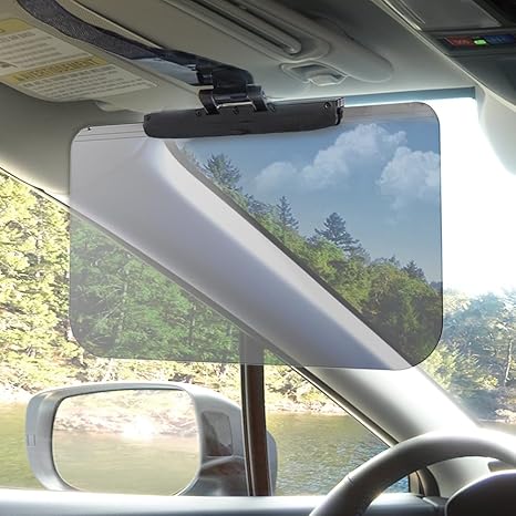 Sun Visor Extender for Cars, Car Sun Visor, Big Size Anti-Glare Car Sunshade Visor Extender for SUV, MPV, Adjustable Visor Extension for Safe Driving, UV400 Protect from Glare/UV Ray