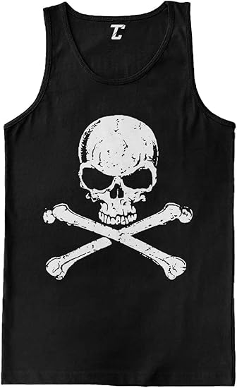 Skull and Crossbones - Badass Men's Tank Top
